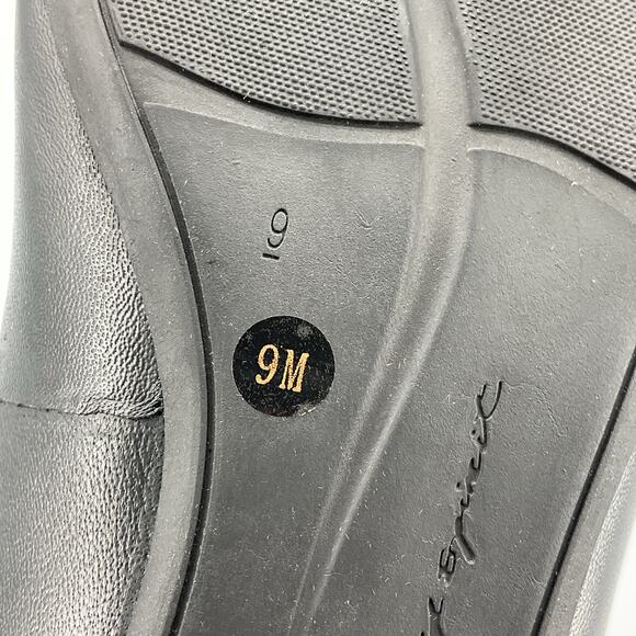 NEW Easy Spirit Women Caldise Leather Low Heel Dress Pumps Black Size 9M - Picture 5 of 11